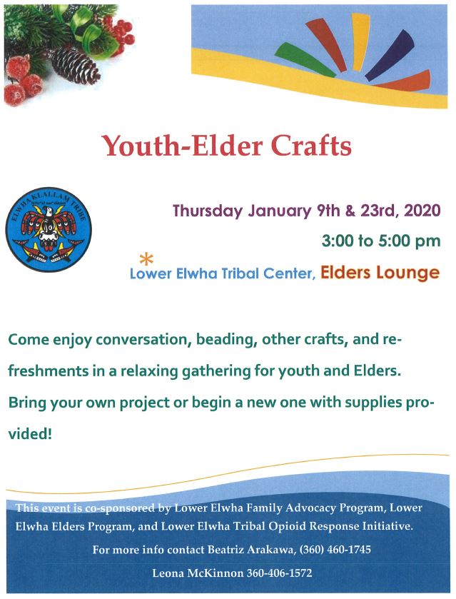 Lower Elwha Youth-Elder Crafts