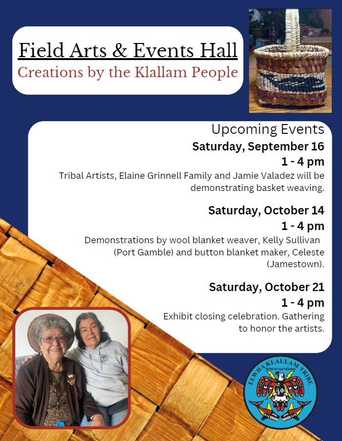 Field Arts & Events Hall: Creations by the Klallam People