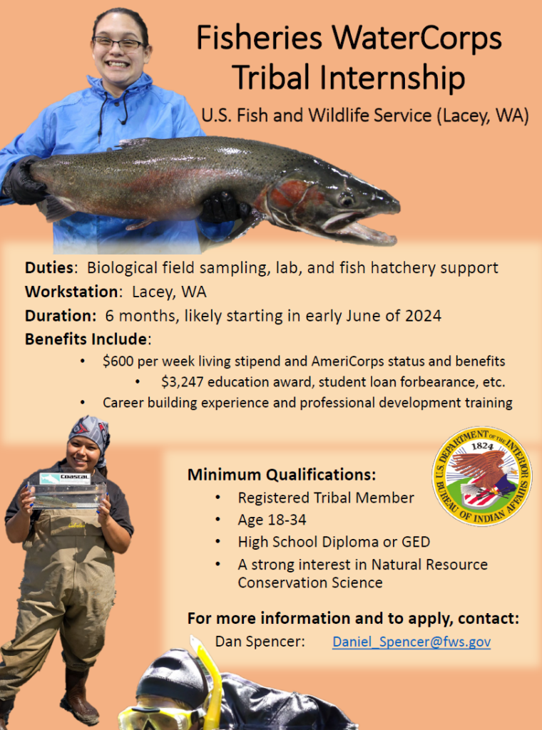 USFWS Fisheries Tribal Internship