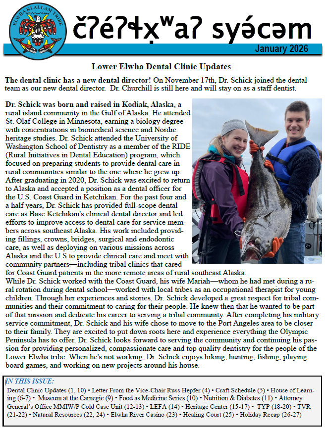 January 2026 Newsletter