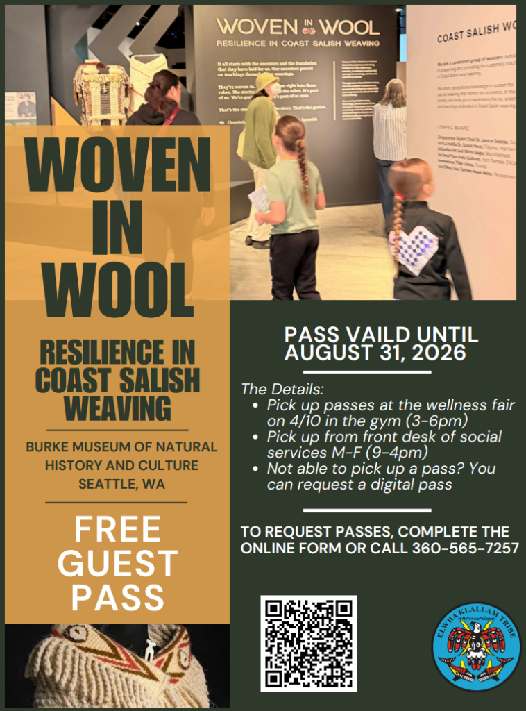 Burke Museum Woven in Wool Ticket Program